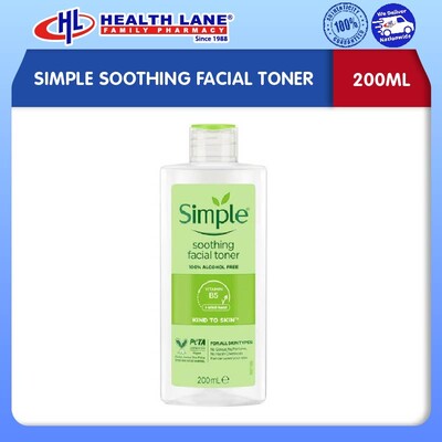 SIMPLE SOOTHING FACIAL TONER (200ML)